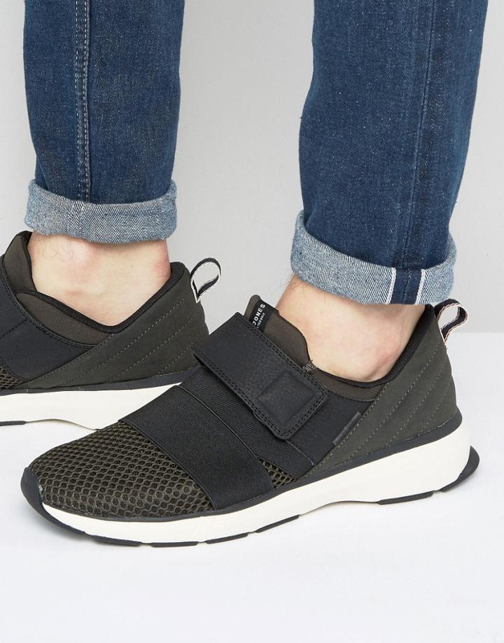 Jack & Jones Arton Strap Mesh Sneakers - Black