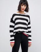 Pieces Stripe Sweater