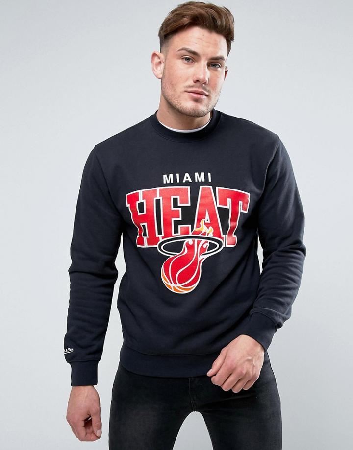 Mitchell & Ness Miami Heat Sweatshirt - Black