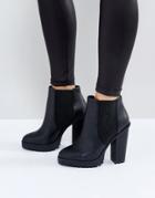 Asos Eternal Chelsea High Ankle Boots - Black