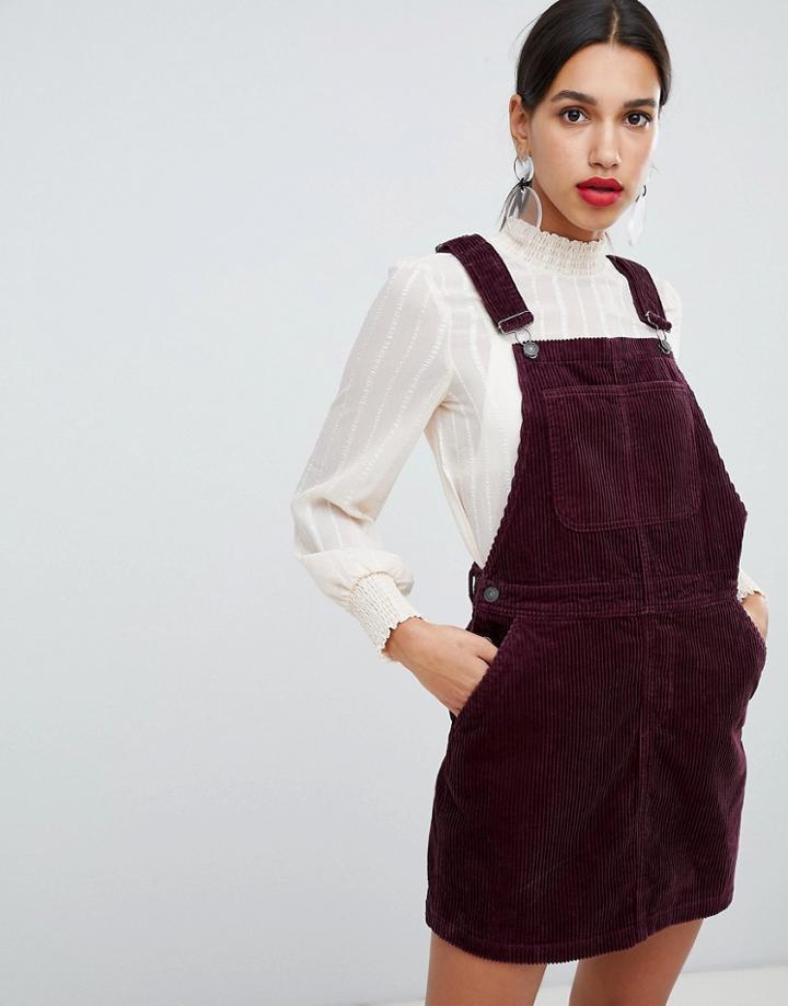 Vero Moda Pinafore Dress - Red