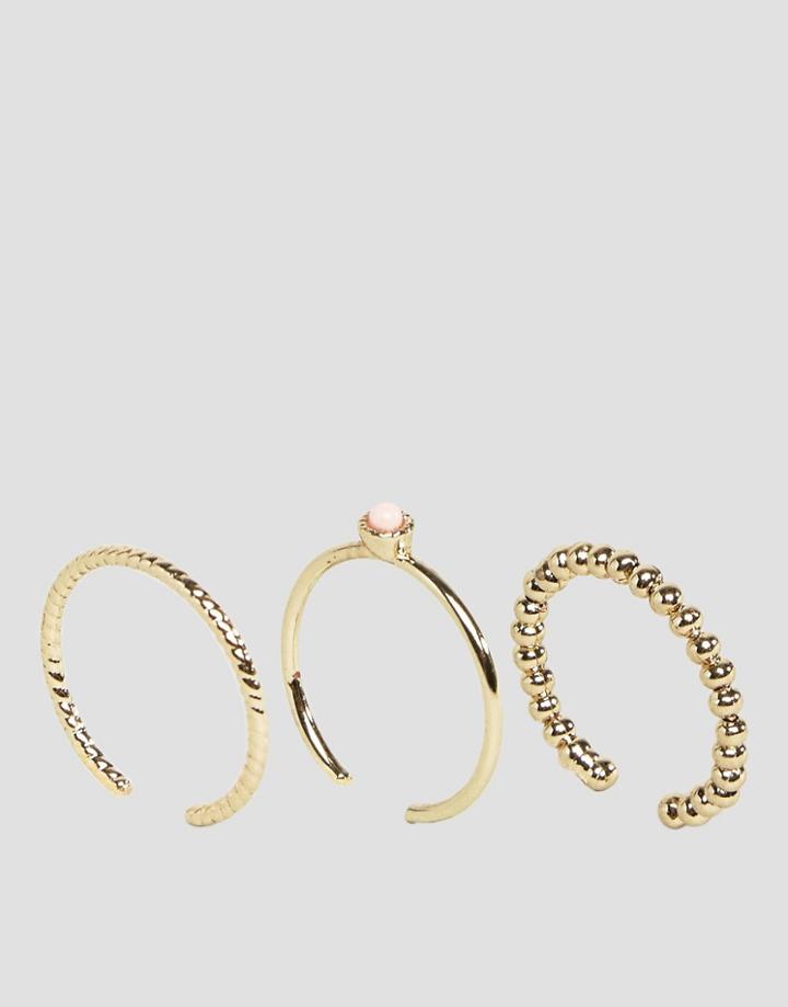 Pieces Stack Rings - Multi