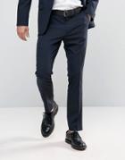 New Look Slim Suit Pants In Navy - Blue