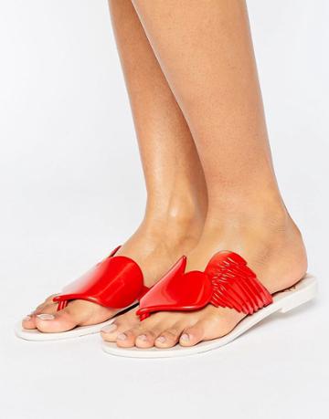 Vivienne Westwood For Melissa Harmonic Flip Flops - Cream