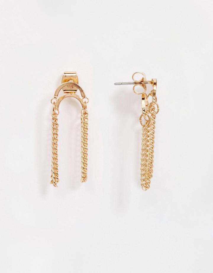 Selected Femme Beela Drop Earrings - Gold