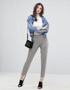 Asos Tailored Herritage Houndstooth Pant With Stirrup - Multi