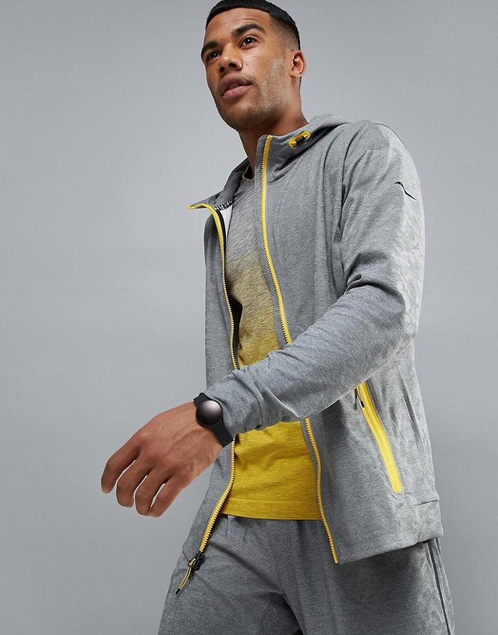 Saucony Running Uptown Hoodie In Gray Sa81295-dgh - Gray