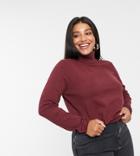 Asos Design Curve Relaxed Knit Roll Neck Sweater-neutral