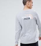 The North Face Exclusive To Asos Long Sleeve Easy T-shirt In Gray - Gray