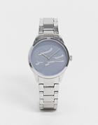 Lacoste Womens Ladycroc Bracelet Watch In Silver
