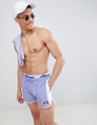 Ellesse Nasello Swim Shorts With Layered Waistband In Lilac - Purple
