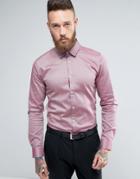 Hugo By Hugo Boss Efin Stretch Shirt Extra Slim Skinny Fit Microdot We