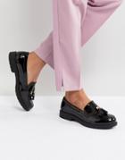Truffle Collection Metal Trim Loafer - Black