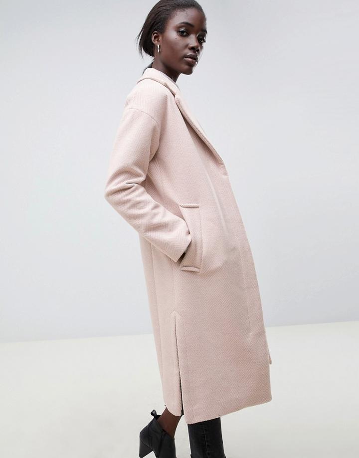 Parka London Sommersby Tailored Duster Coat - Pink