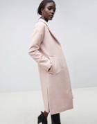 Parka London Sommersby Tailored Duster Coat - Pink