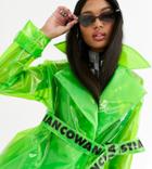 Asos Design X Christian Cowan Lime Clear Trenchcoat-green