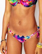 Seafolly Floral Bloom Tie Side Bikini Bottoms - Bloom