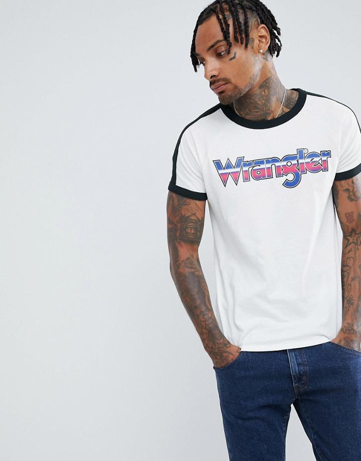 Wrangler Raglan Logo T-shirt - Gray