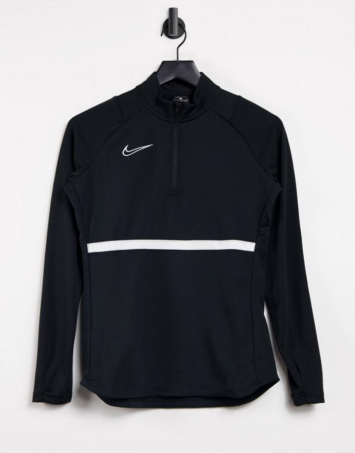 Nike Soccer Academy Dry Fit Top In Black