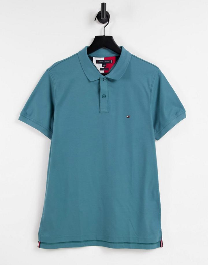 Tommy Hilfiger Luxury Stretch Slim Polo Shirt-blues