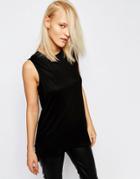 Selected Laisa Tank Top With Grosgrain Trim - Selected Laisa Tank