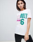 Asos Design T-shirt With Mix And Match Glitter Print - White