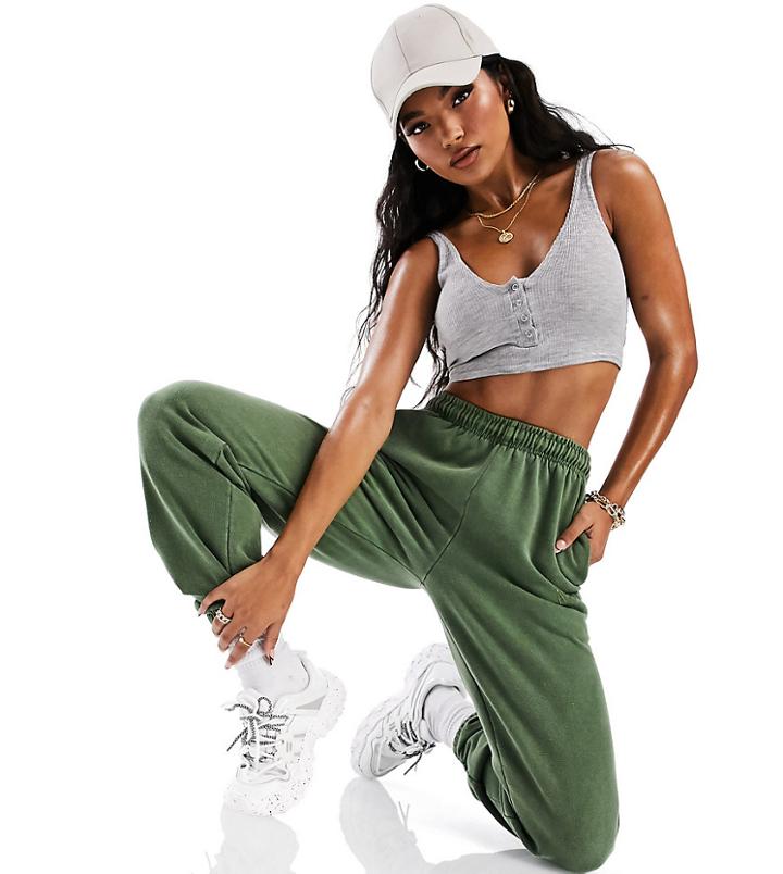 As You Button Front Tank Top In Gray-grey