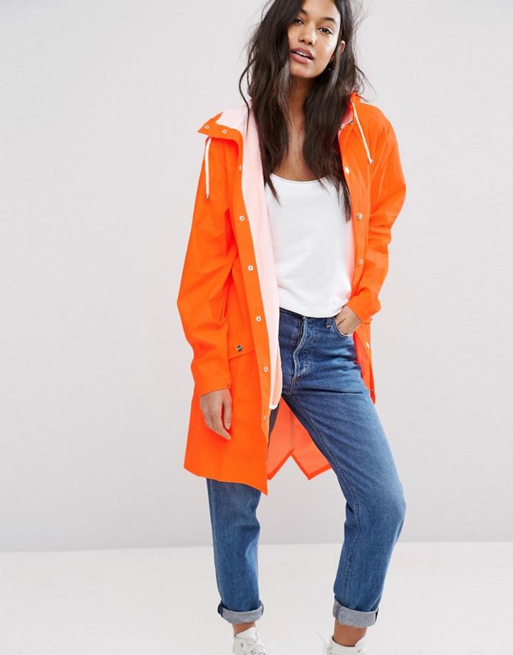 Rains Waterproof Jacket - Orange