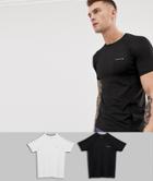 Asos 4505 Muscle Training T-shirt With Quick Dry 2 Pack Save - Multi