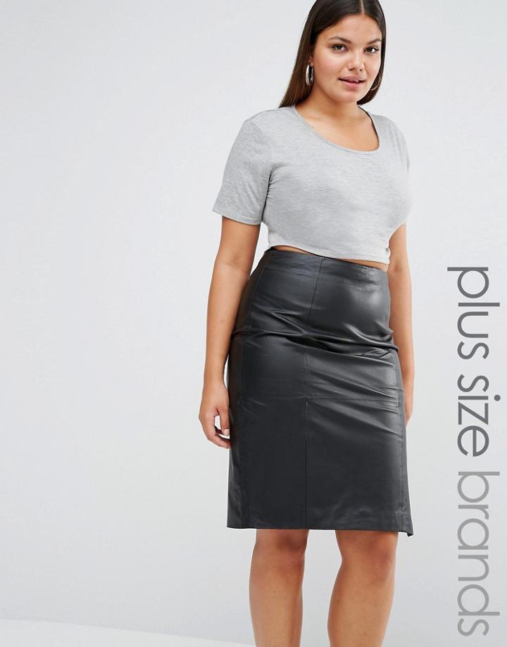 Pink Clove Crop Top - Gray