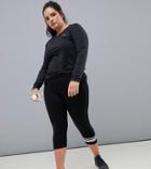 Only Play Curvy 3/4 Leggings - Black