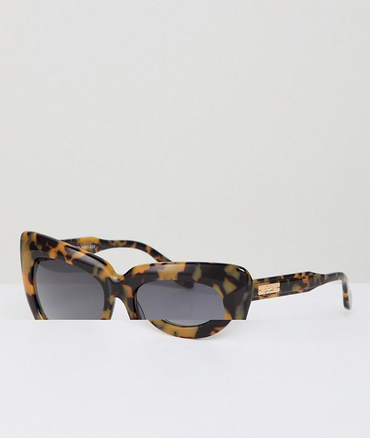 Sonix Cat Eye Sunglasses In Tort - Brown