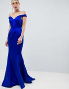 Jovani Sweetheart Fishtail Dress - Blue