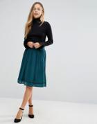 Vero Moda Marcela Peasant Skirt - Blue