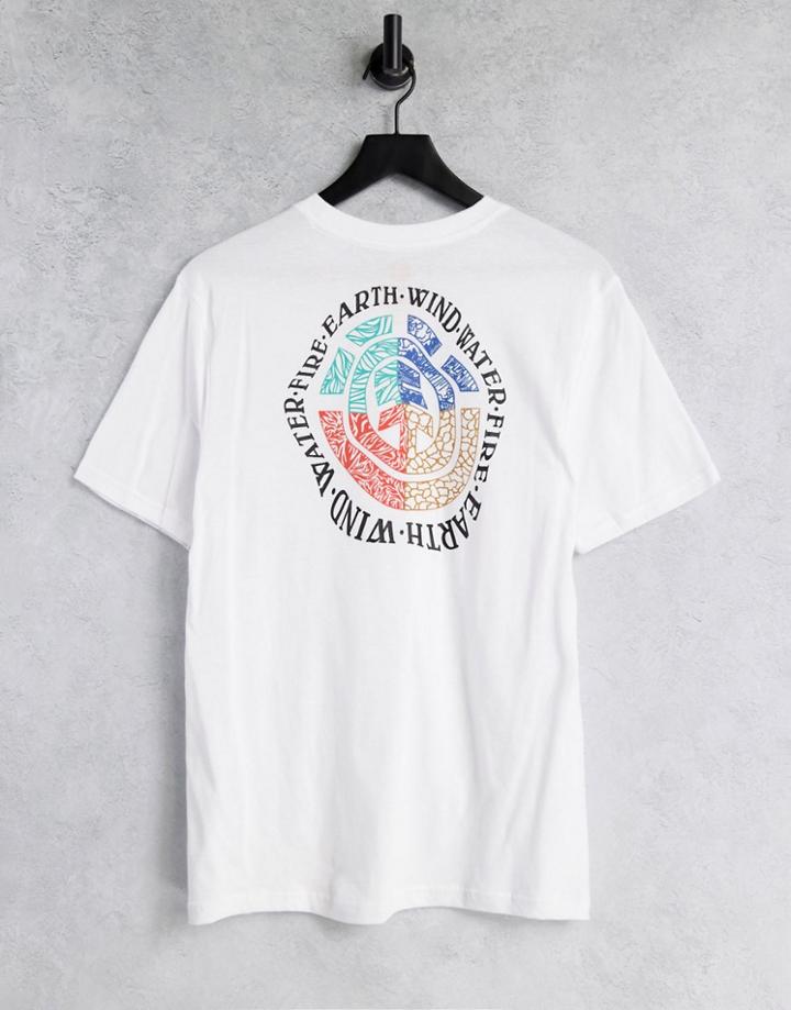 Element Audobon Back Print T-shirt In White