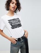 Cheap Monday Breeze Paint Box Logo T-shirt - White
