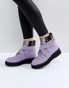 Asos Athlete Hiker Boots - Purple