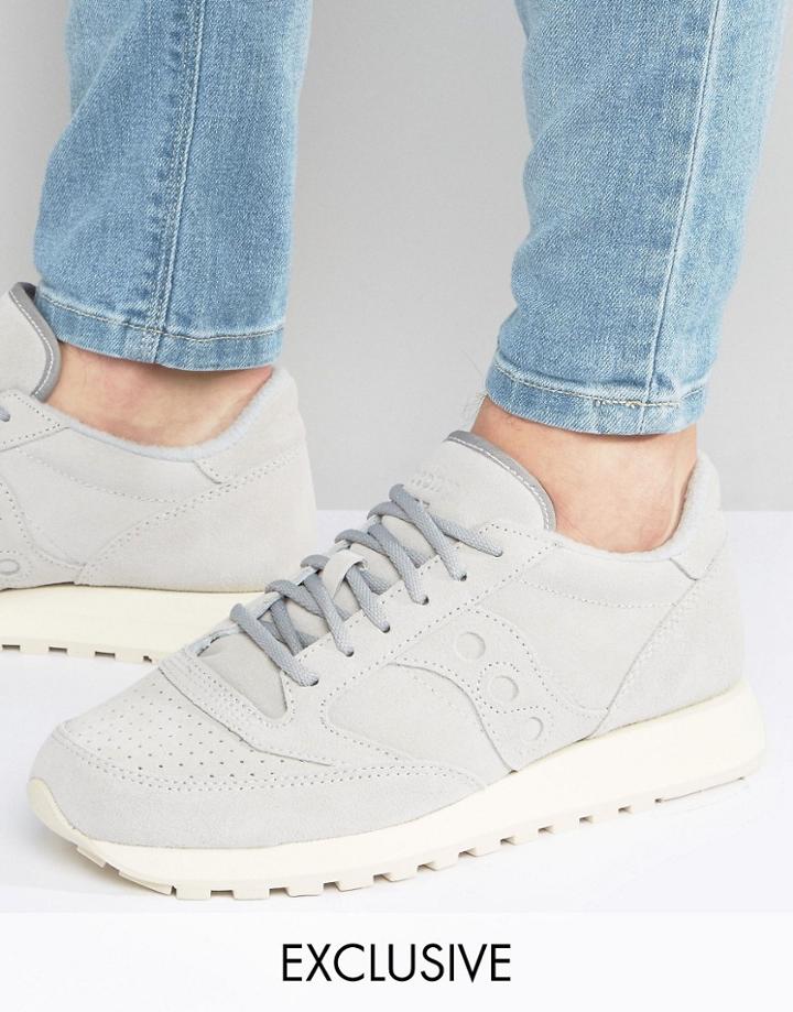 Saucony Jazz Sneakers In Gray S70246-2 Exclusive To Asos - Gray