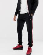 Voi Jeans Tracksuit Joggers With Contrast Piping - Black