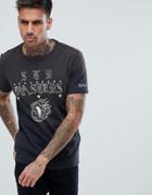 Replay Distressed Biker T-shirt - Black