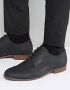 New Look Derby Shoe In Black - Black