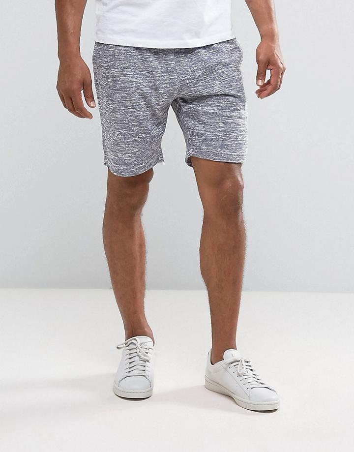 Brave Soul Cotton Mix Jersey Shorts - Navy