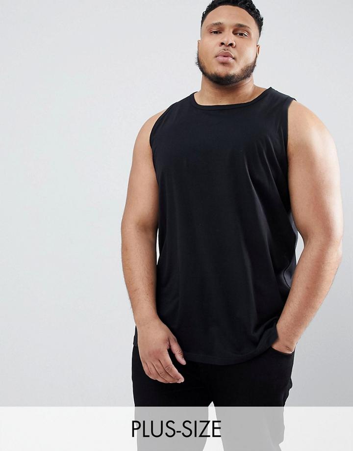 Replika Plus Vest In Black - Black