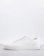 Vans Old Skool Tapered Theory Sneakers In White - White
