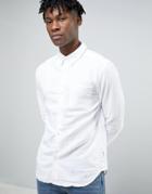 Bellfield Linen Mix Shirt - White