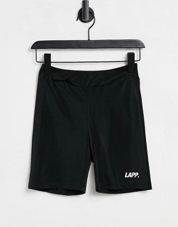 Lapp Motif Legging Shorts In Black