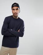 Carhartt Wip Base Long Sleeve T-shirt In Navy - Navy