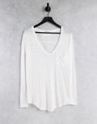 We The Free By Free People Betty Long Sleeve T-shirt-white