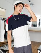 Tommy Hilfiger Performance Cotton Colorblock T-shirt In Navy - Part Of A Set - Navy