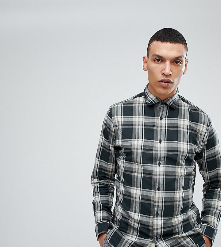 Selected Homme Slim Fit Check Shirt - Blue